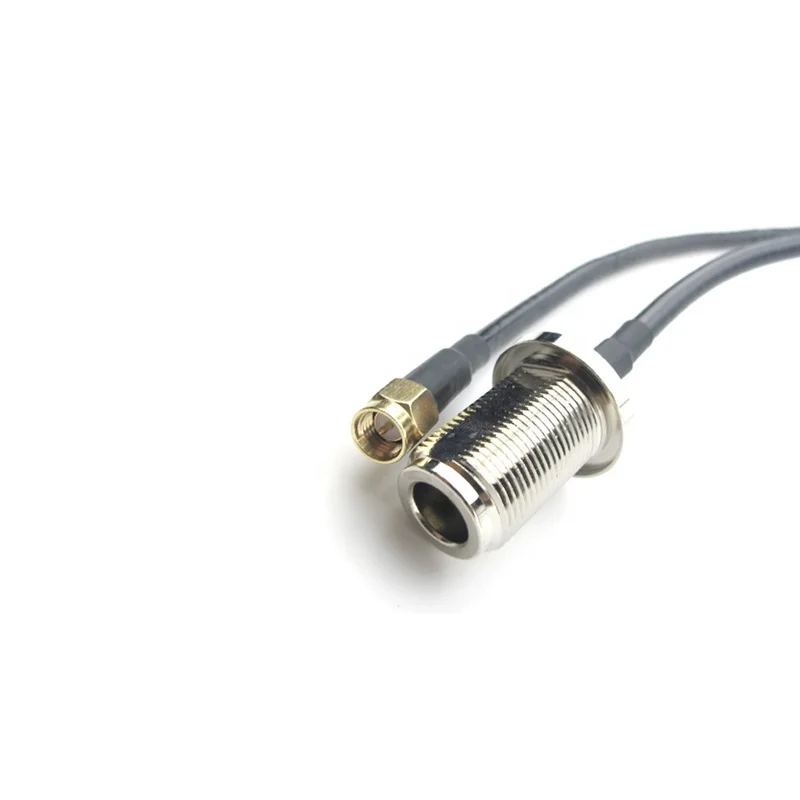 Wireless module S M A antenna feeder transfer line joint N female head turn S M A-J extension cord adapter cable