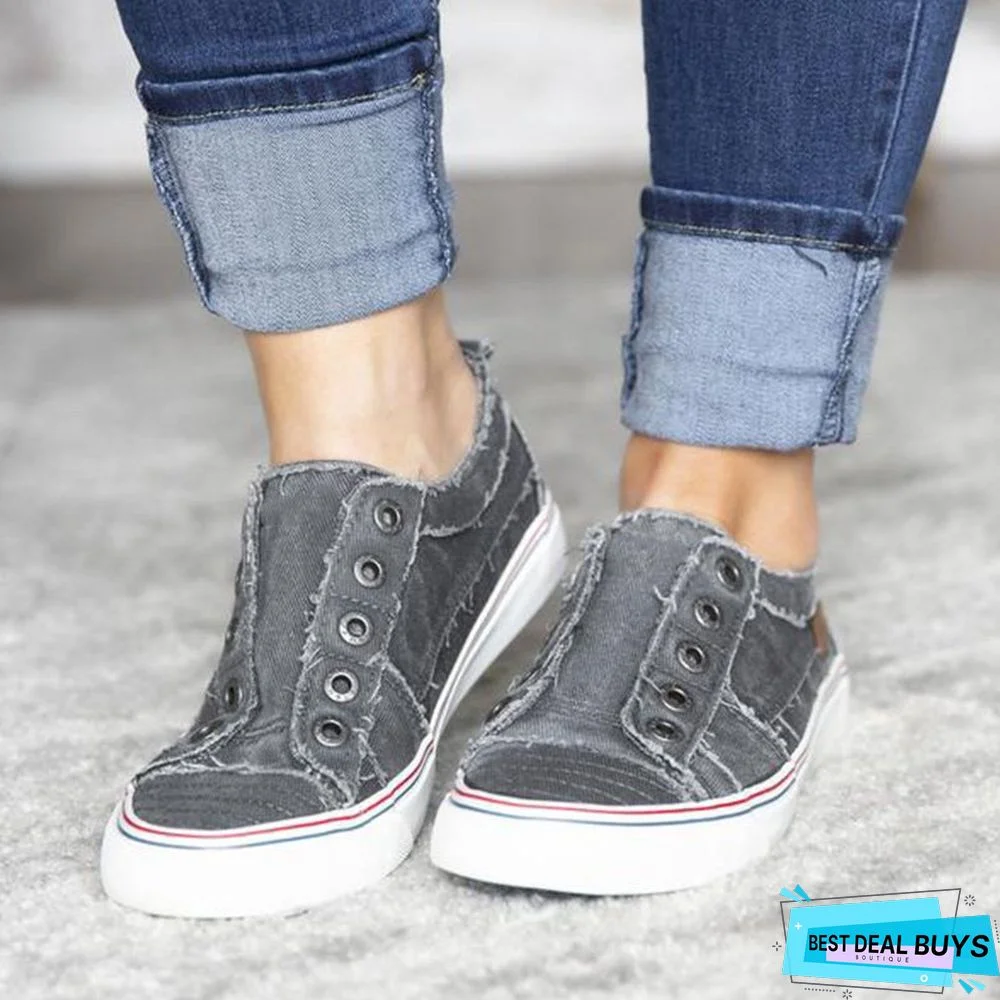 Women  Pre-istressed Hottest Sneaker