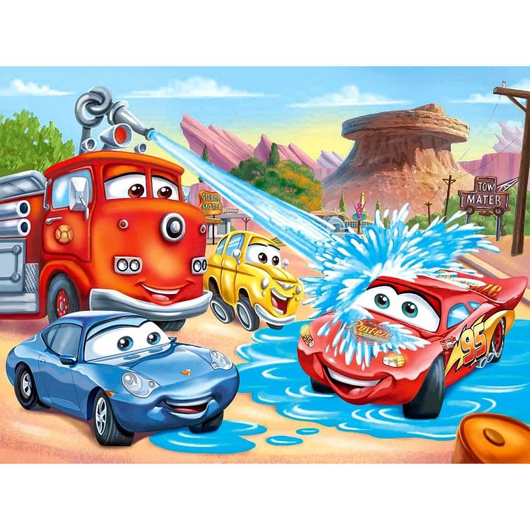 Peinture de diamant - Full Round - Car de dessin anim¨¦
