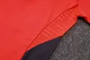 Joyfball 2025/2026 Bayern Munich Half-Pull Training Suit Orange Red Football Shirt 1:1 Thai Quality
