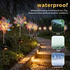 Solar Rainbow Pinwheel Garden Light Waterproof Colorful Spinning Windmill Light Easy To Install for Lawn Patio Walkway Flower Bed Decor