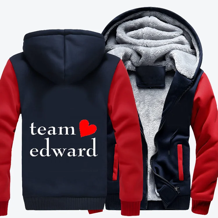 Team Edward, Slogan Fleece Jacket