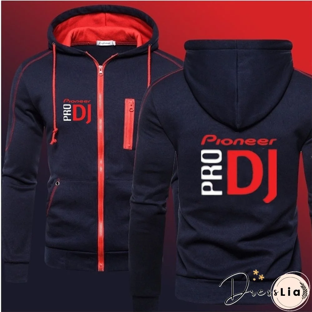 Newest Fashion Pioneer Pro DJ Sweatshirts Fleece Zipper Hoodie HipHop Jackets