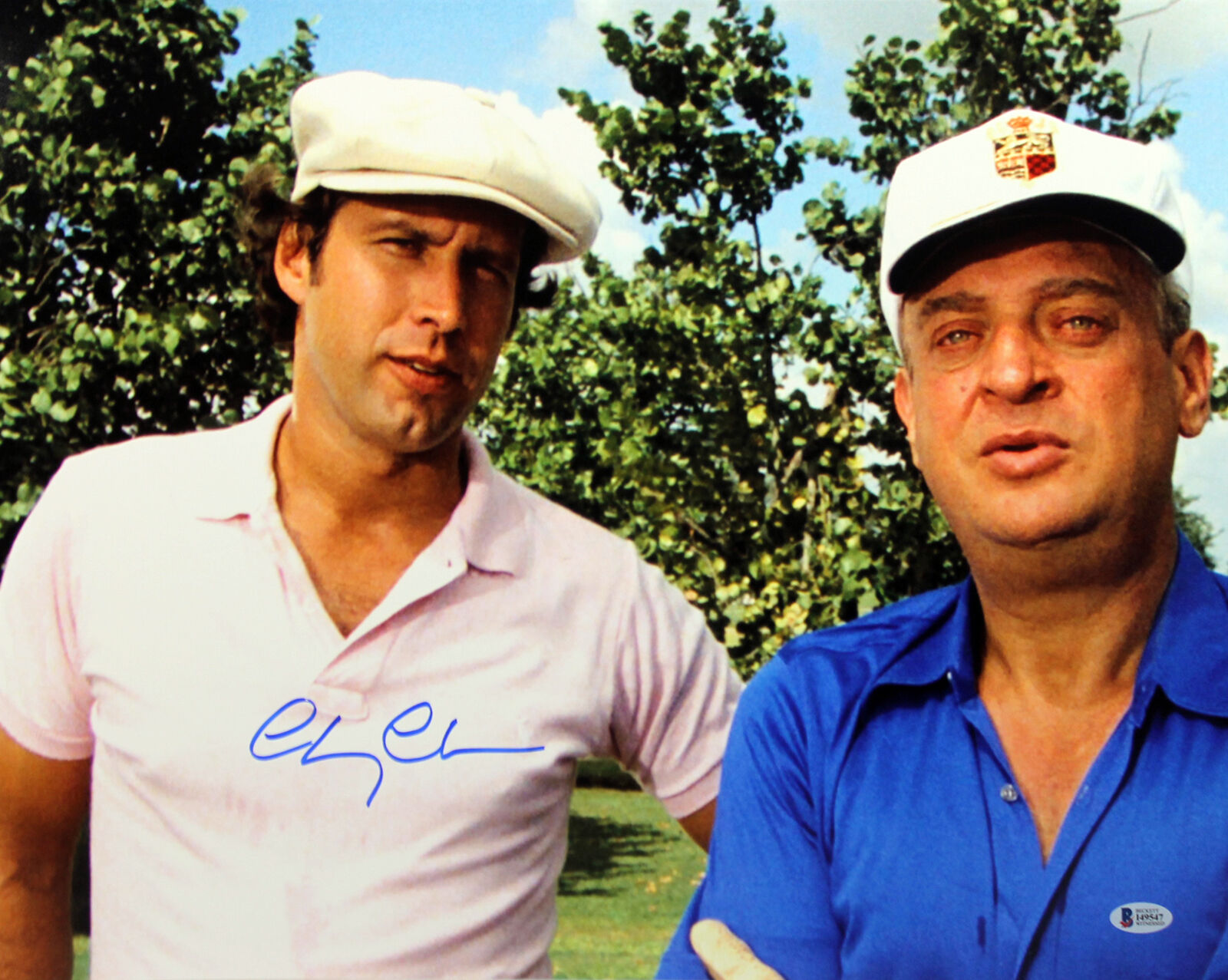 Chevy Chase Caddyshack Authentic Signed 16X20 Photo Poster painting w/Dangerfield BAS Witnessed