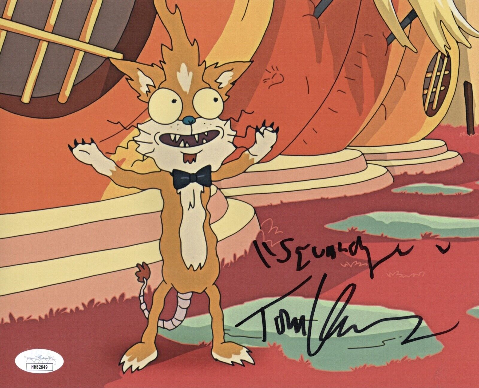 TOM KENNY Rick And Morty SQUANCHY Signed 8x10 Photo Poster painting Autograph JSA COA Cert