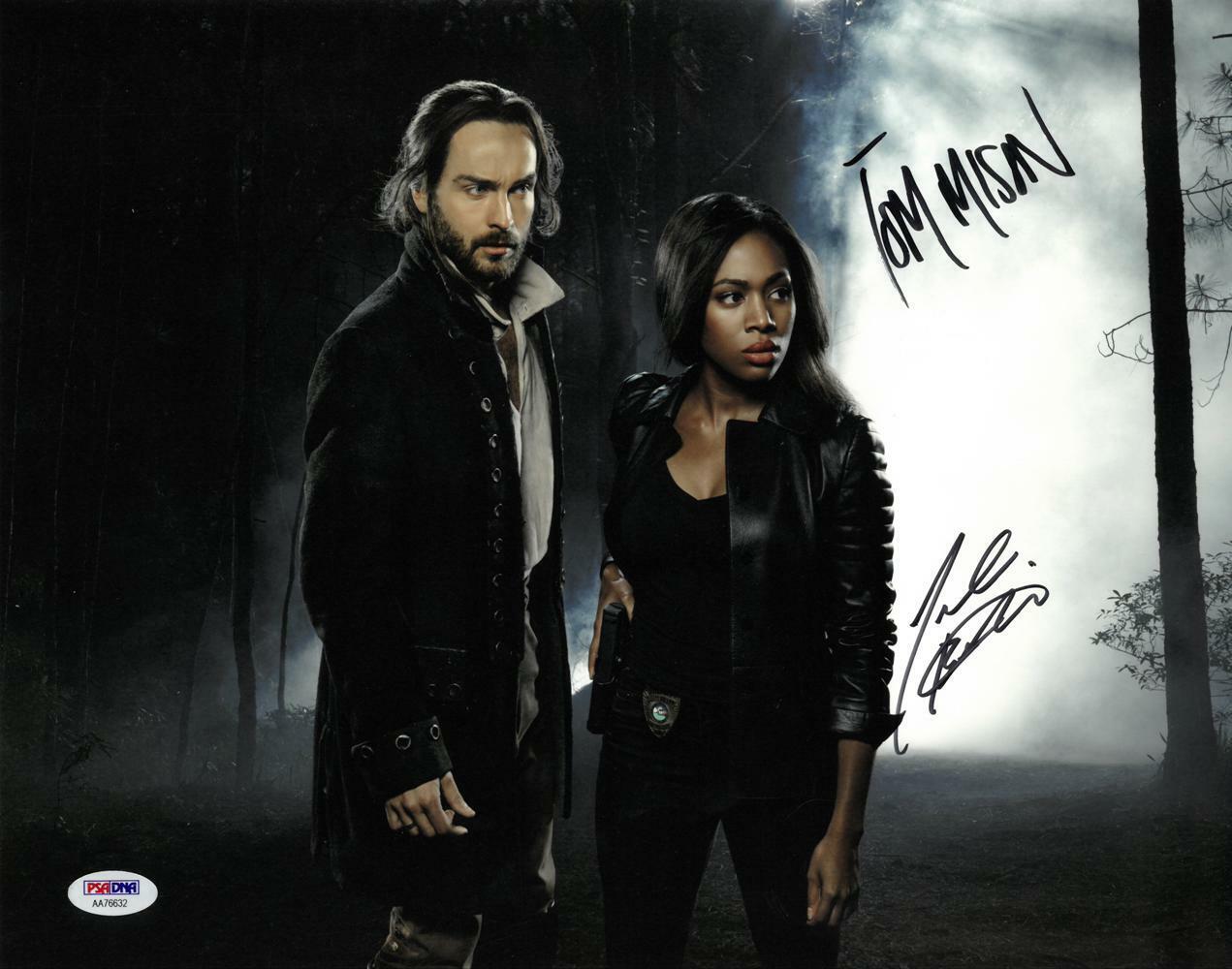 Tom Mison/Nicole Beharie Signed Sleepy Hollow Auto 11x14 Photo Poster painting PSA/DNA #AA76632