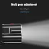 7LED Flashlight USB Rechargeable 4 Modes Outdoor Camping Cycling Head Light