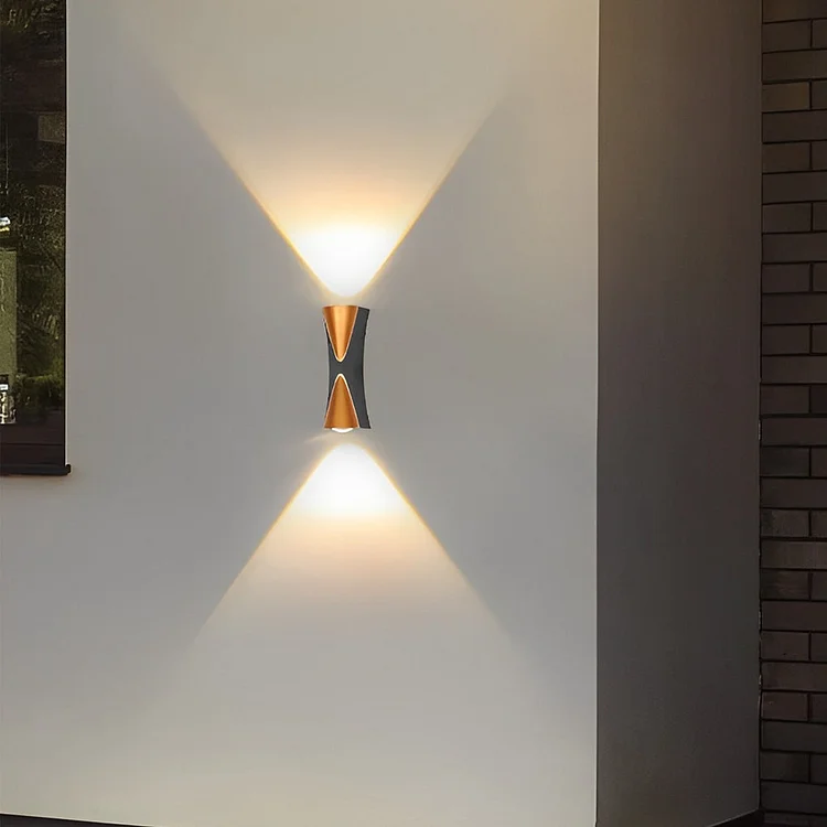 Creative Up and Down Lights LED Waterproof Modern Outdoor Wall Lamp - Appledas