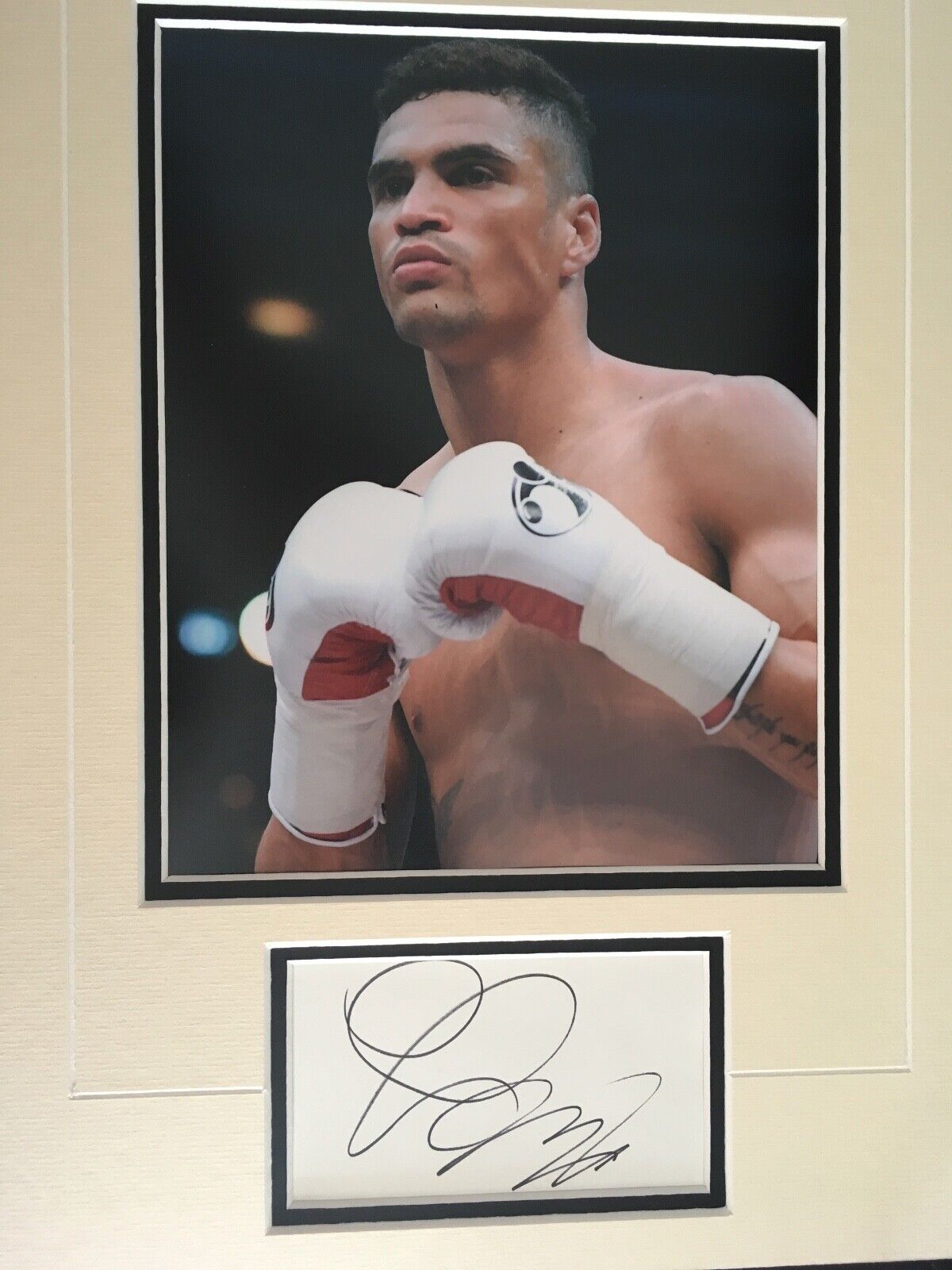 ANTHONY OGOGO - FORMER OLYMPIC BOXING MEDALLIST - SUPERB SIGNED Photo Poster painting DISPLAY