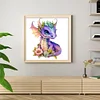 Pterosaur - 18CT Stamped Cross Stitch 20*20cm/7.87*7.87in
