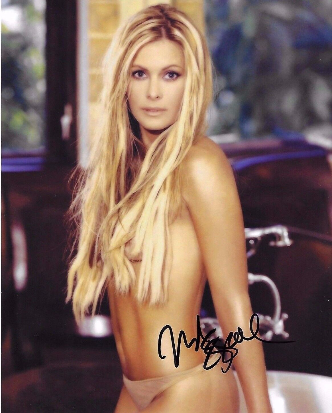 Nicole Eggert Signed 8x10 Photo Poster painting - Charles in Charge / BAYWATCH BABE - SEXY! H354