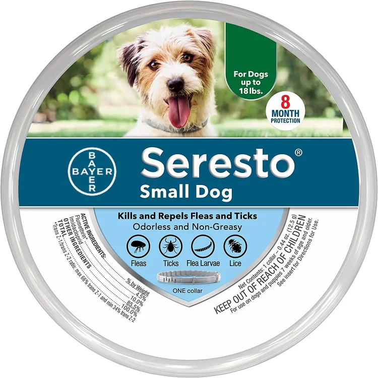 Seresto Vet-Recommended Dog Flea & Tick Prevention Collar for All Breeds