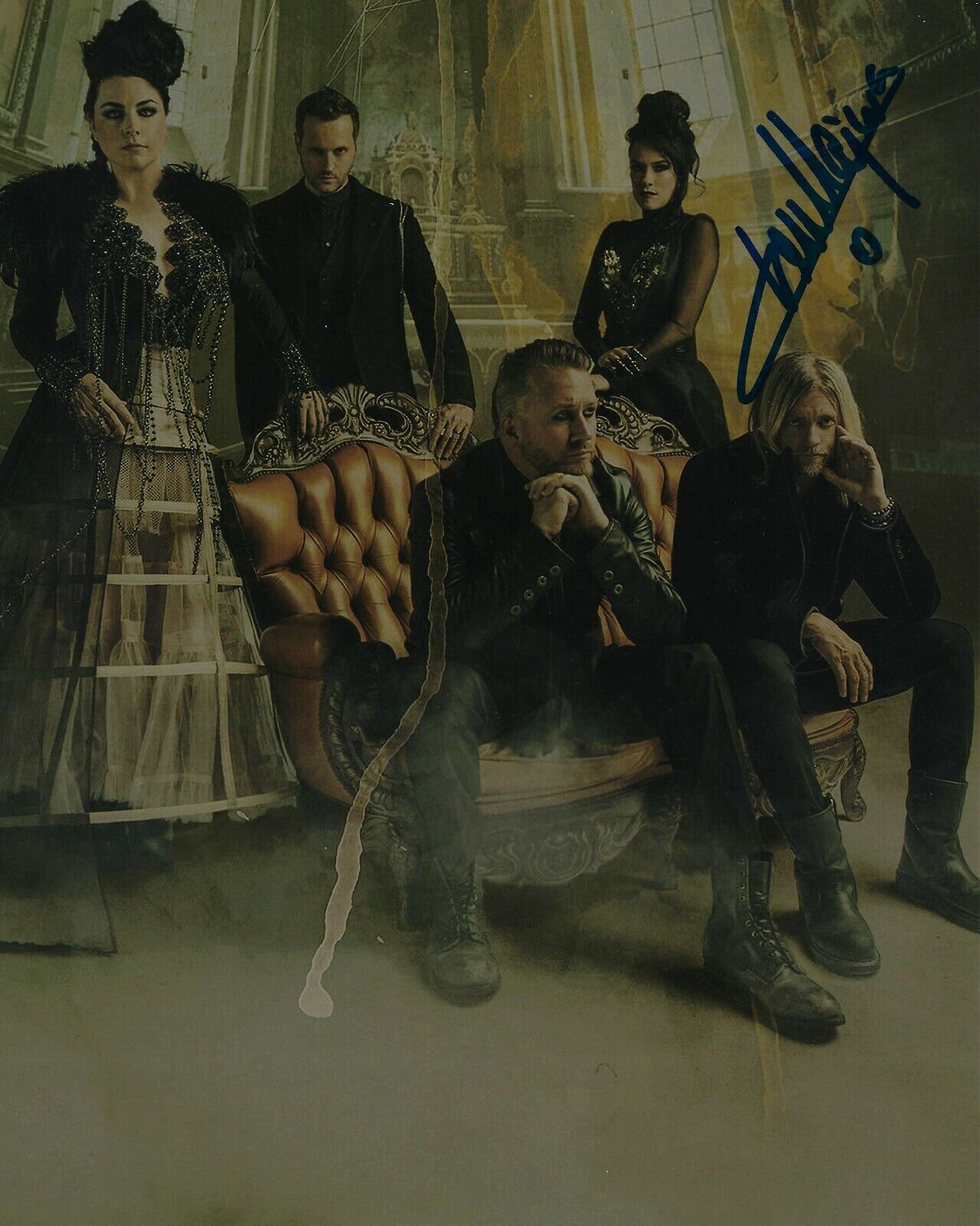 GFA Evanescence Guitarist * JEN MAJURA * Signed 8x10 Photo Poster painting PROOF J3 COA