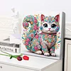 (Pre-Framed)Cat -Special Shape Diamond Painting Kit(29x29cm)