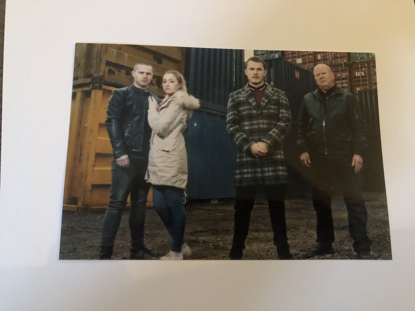 MAX BOWDEN & STEVE MCFADDEN (EASTENDERS) UNSIGNED Photo Poster painting- 6x4”