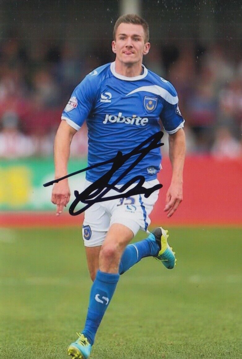 JED WALLACE HAND SIGNED 6X4 Photo Poster painting PORTSMOUTH FOOTBALL AUTOGRAPH 5