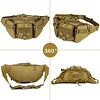 Taktische G&uuml;rteltasche Sport H&uuml;fttasche Molle Bauchtasche Wasserabweisend mit Rei&szlig;verschluss f&uuml;r Outdoor Laufen Reise Wandern Radfahren Camping Klettern