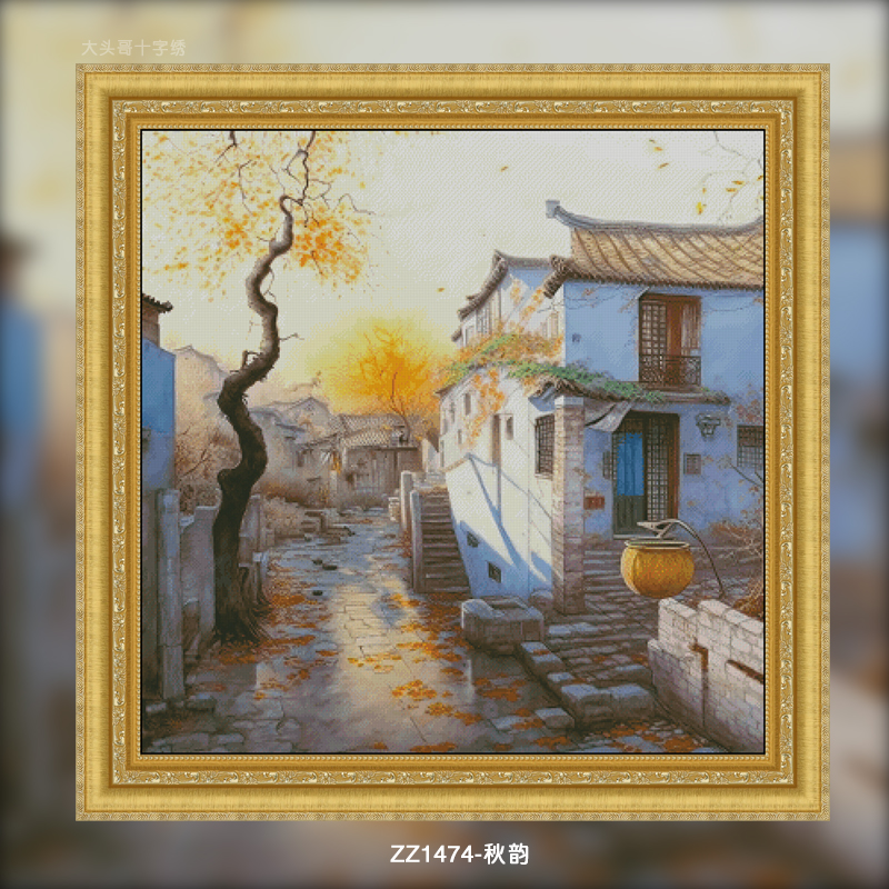 [ZZ1474-Autumn Rhyme] Painting Fairy Cross Stitch