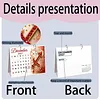 DIY 2027 Diamond Painting Calendar Art Kit Paper Desk Calendar Desktop Decoration Craft Kit