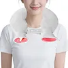 U Shape Hot Water Bag with Removable Flannel Cover Portable Neck Warmer Adjustable Snap Fastener Water Bag for Home/Office