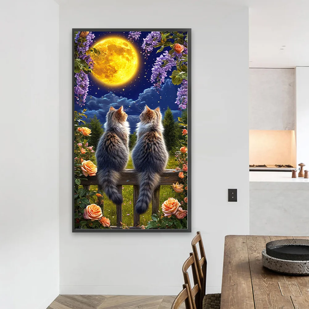 Diamond Painting - Full Round Drill - Cat(Canvas|40*70cm)