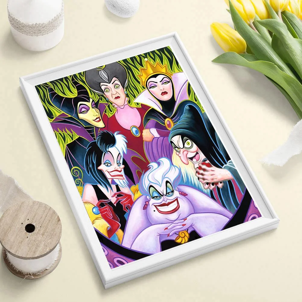 Diamond Painting - Full Round Drill - Evil Queen(30*40cm)