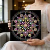 DIY Pearl Painting Mandala for Home Wall Decor with Frame(25x25cm)