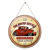 Hot Stick Muscle Car - Round Wooden Signs - 30*30cm