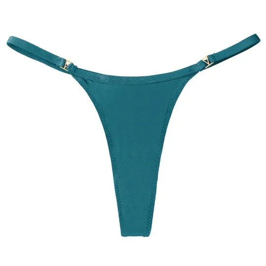 Curesgood Women Thongs Seamless Underpants Panties Sexy V-Waist Sport Thongs Low Rise Breathable G-string Women Ultra-thin Thong Underwear