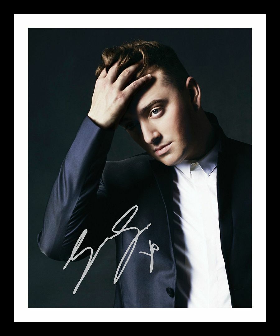 Sam Smith Autograph Signed & Framed Photo Poster painting 1