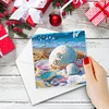 6PCS DIY Diamond Art Greeting Cards Ocean Seashell Congratulations Cards & Gifts