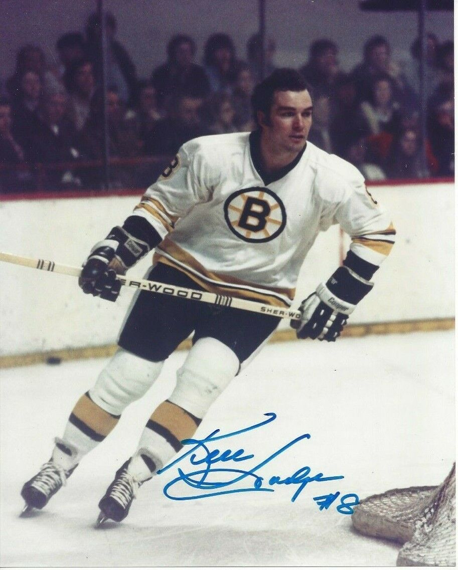 Ken Hodge Autographed 8x10 Boston BruinsB754