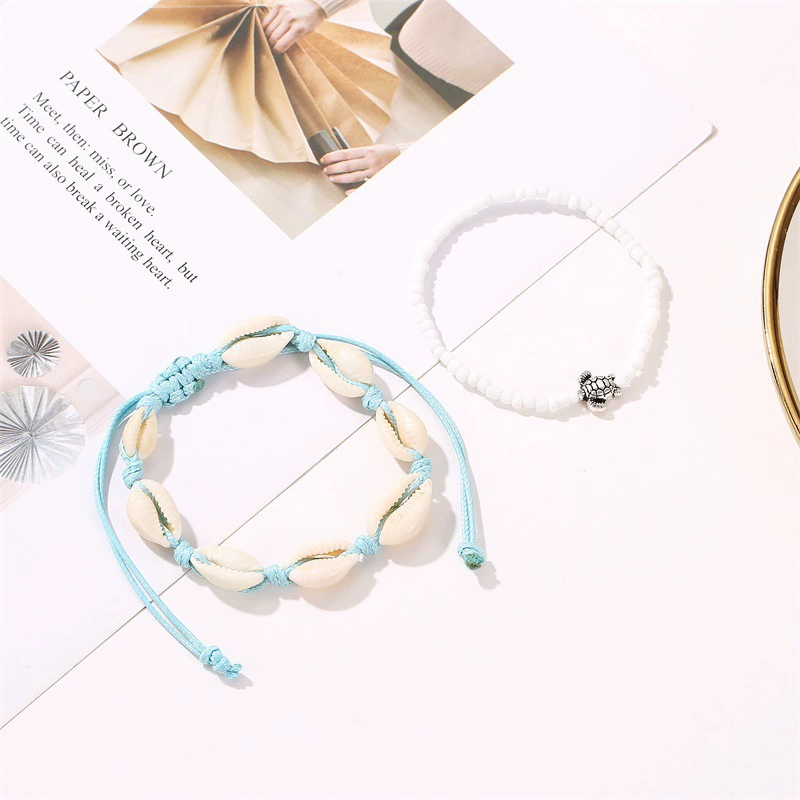 Seashell Turtle Bracelet