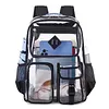 PVC Clear Outdoor Backpack Multi Pocket Transparent Sports Backpack Hiking Bag