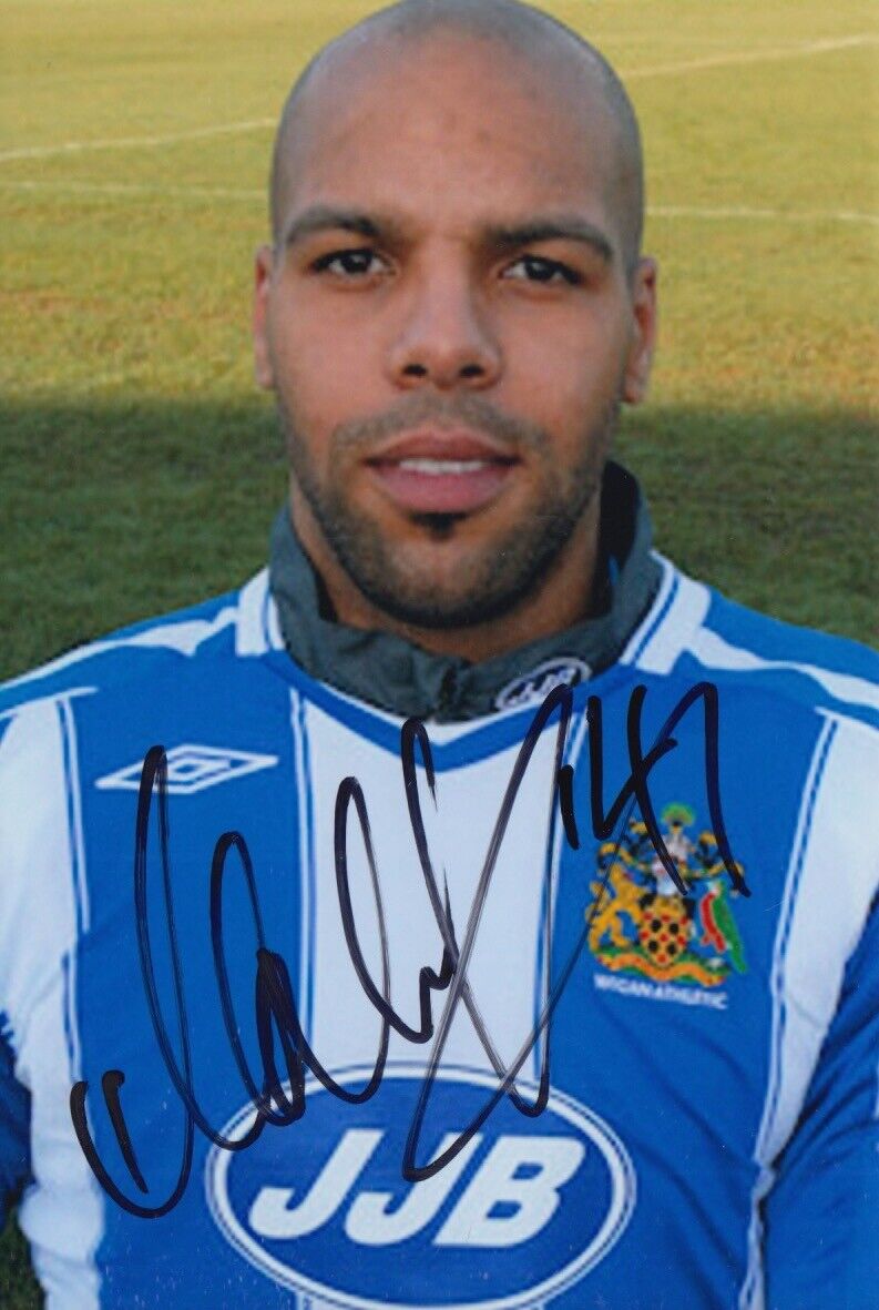 MARLON KING HAND SIGNED 6X4 Photo Poster painting WIGAN FOOTBALL AUTOGRAPH