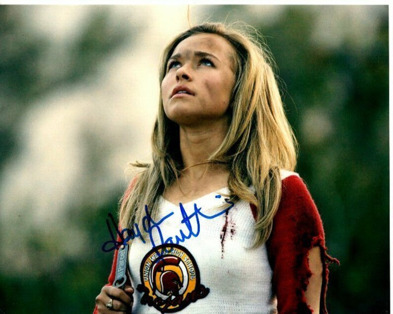 Hayden panettiere signed autographed heroes cheerleader claire bennet Photo Poster painting