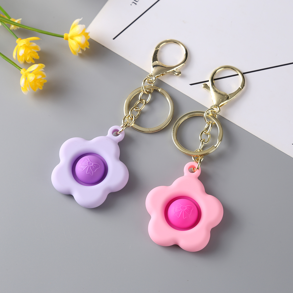 

Simple Dimple Fidget Sensory Toy Push Bubble for Adult Kid Autism Keychain, 501 Original