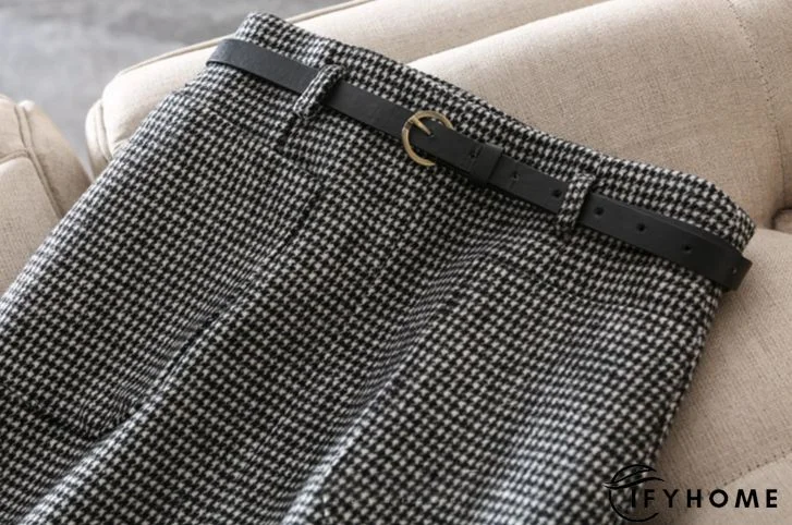 Casual Basic Daily Vintage British Half Long Skirt | IFYHOME