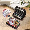 2pcs Santa Claus Snowman Diamond Painting Fashion Card Holder Compact Coin Purse