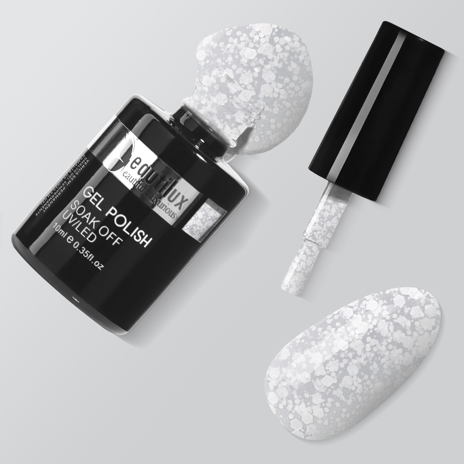 HEMA& TPO Free Nail Gel Polish Color 10ml Winter Collection-Flocon