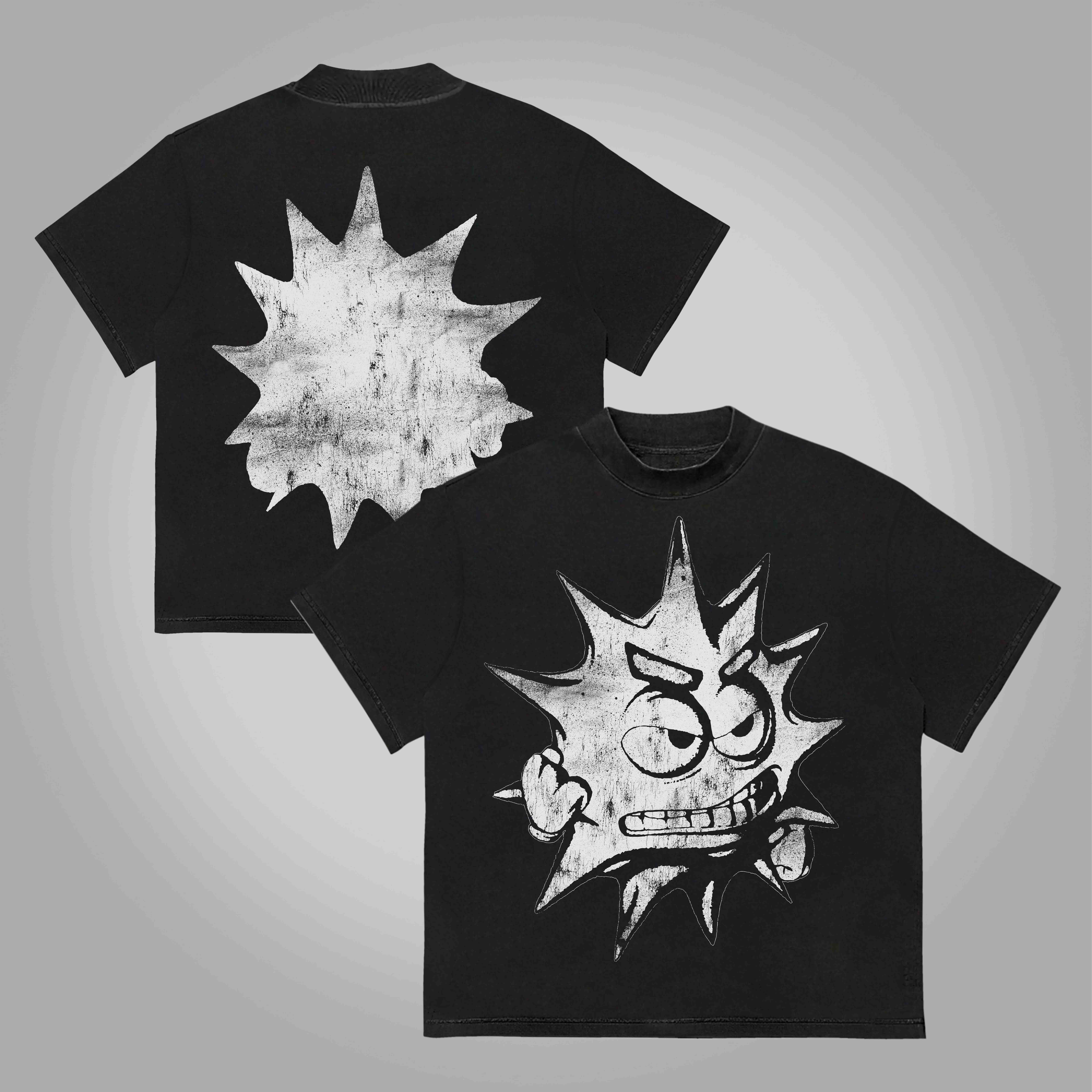 Intolerable Rage Print Graphics Cotton T-Shirt - SOPULA