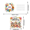 6Pcs carte de voeux d&rsquo;anniversaire-bricolage