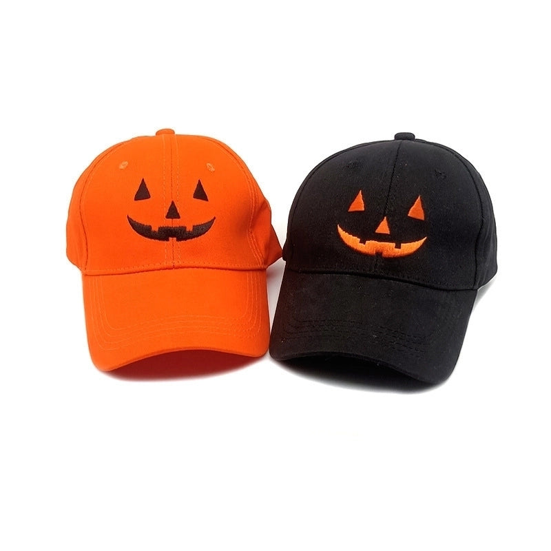 Unisex Cute Funny Pumpkin Curved Eaves Baseball Cap