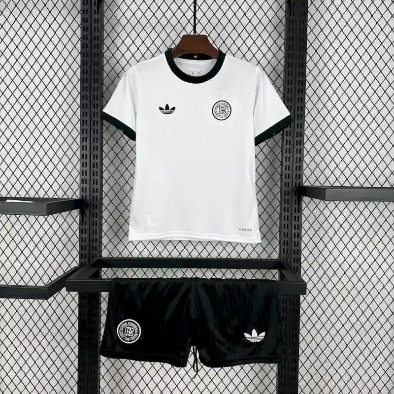 2025 Kids Germany 125th Anniversary White Soccer Jersey