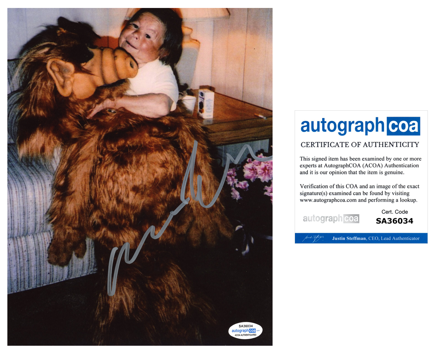 Michu Meszaros Signed Autograph 8x10 Photo Poster painting ALF Waxwork Actor ACOA COA