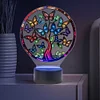 Acryl Schmetterling Baum des Lebens doppelseitig - 5d DIY Bastellampe