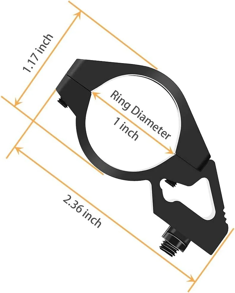 ohhunt® Flashlight Mount 45 Degree Light Mount for M-lok Rail Systems