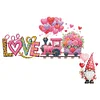 Happy Valentines Day Diamond Painting Door Corner Decor 5D DIY Wood Door Topper