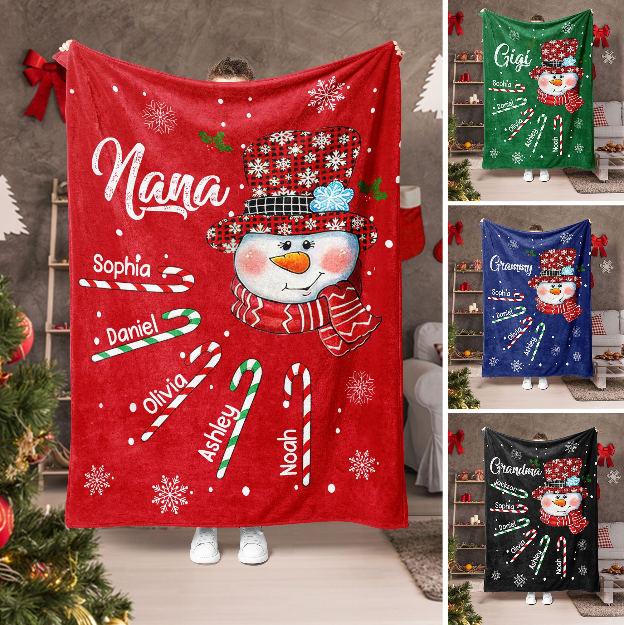 Kustomball Christmas Blanket Custom Name Blankets Personalized Name Kustomball christmas blanket custom name blankets personalized name