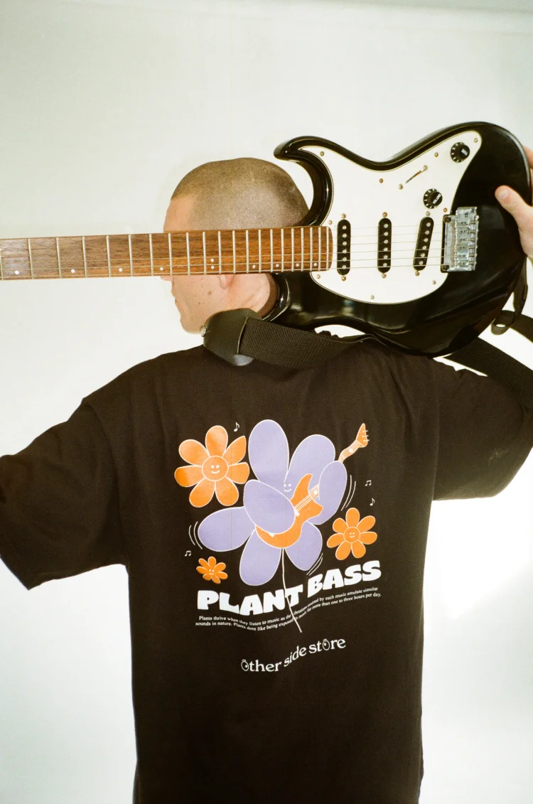 Other Side Store 'Plant Bass' Tee - Black